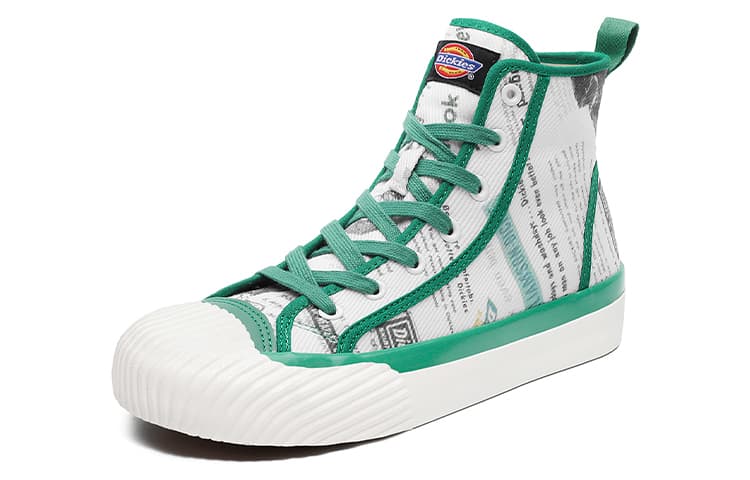 Кеды Dickies High-Top Canvas Sneakers Green - изображение 2