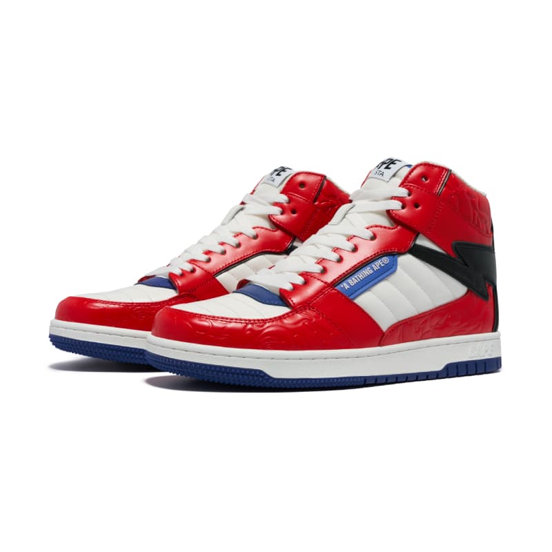 Кроссовки A BATHING APE BAPE STA 88 MID Кожа MID Скейтборд Обувь Женская - изображение 5