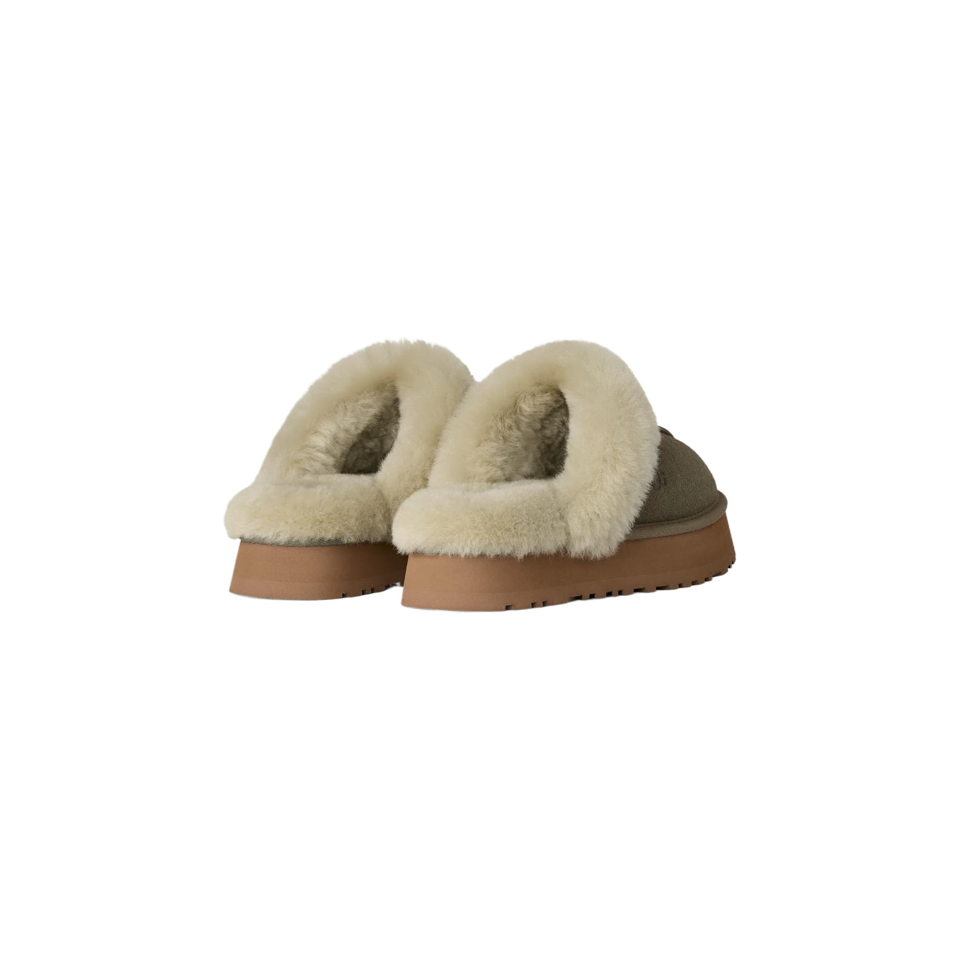 Сандалии UGG с флисовой подкладкой однотонные классические мюли тихие домашние тапочки для женщин - изображение 3