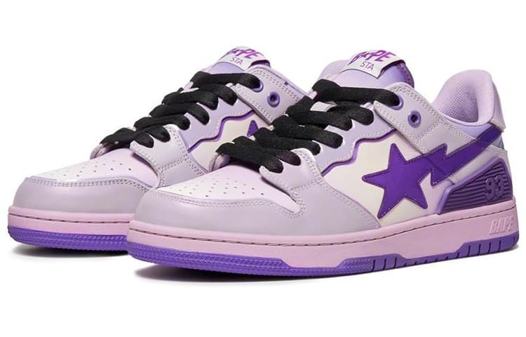 Кроссовки A BATHING APE SK8 STA Purple Gradient - изображение 3