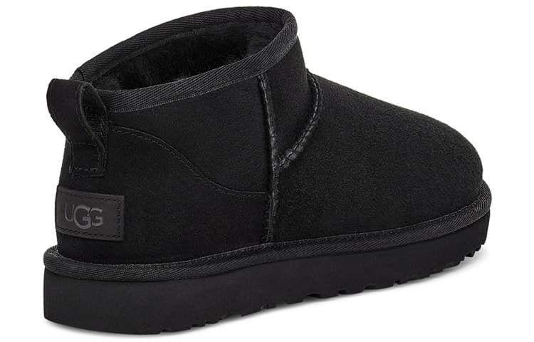 Ботинки зимние UGG Classic Ultra Mini Black - изображение 3