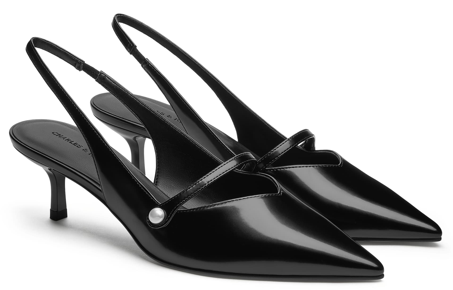 Туфли CHARLES KEITH Маленький CK ПУ (полиуретан) Узкий каблук Высокие каблуки 5,6 см Женские - изображение 2