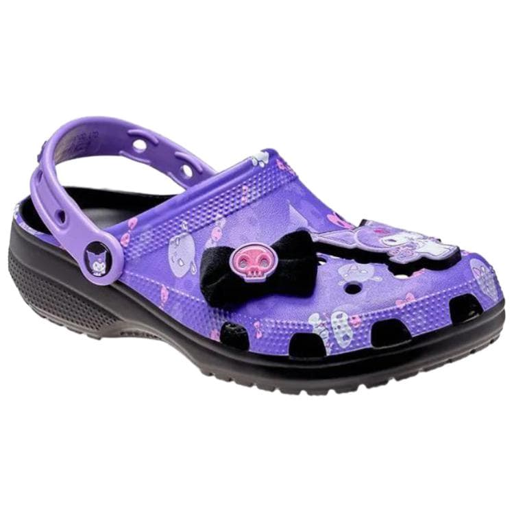 Сабо Crocs x KUROMI Классические KUROMI Sabo Резиновые Женские Фиолетовые - изображение 3