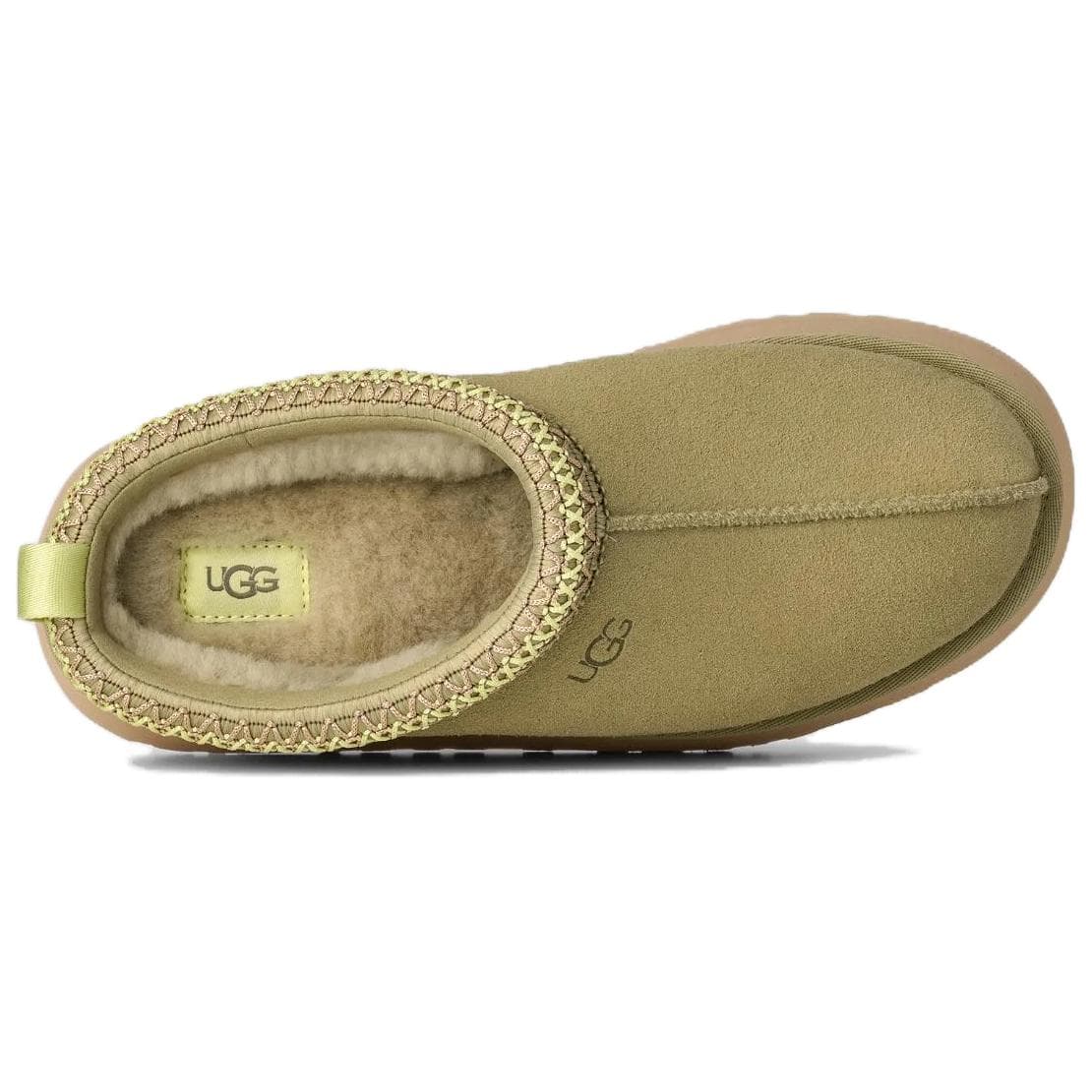 Сандалии UGG Tazz II Минималистичный Удобный С флисовой подкладкой Мюли Домашние тапочки Женские Зеленый - изображение 5