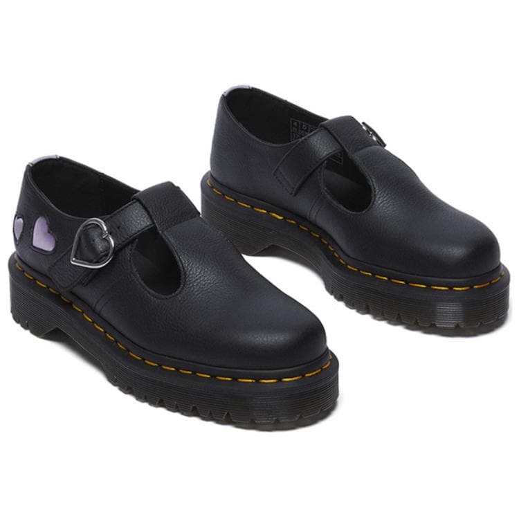 Dr.Martens Коровья кожа Платформа Туфли Мэри Джейн Женские Черные - изображение 4