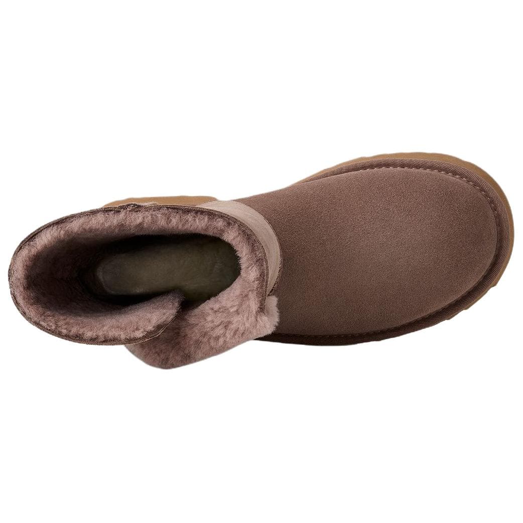 Ботинки зимние UGG Classic Novelty Esmee Спилок Коровья Кожа Термический С Флисовой Подкладкой Универсальный Винтаж Короткий MID Голень - изображение 3