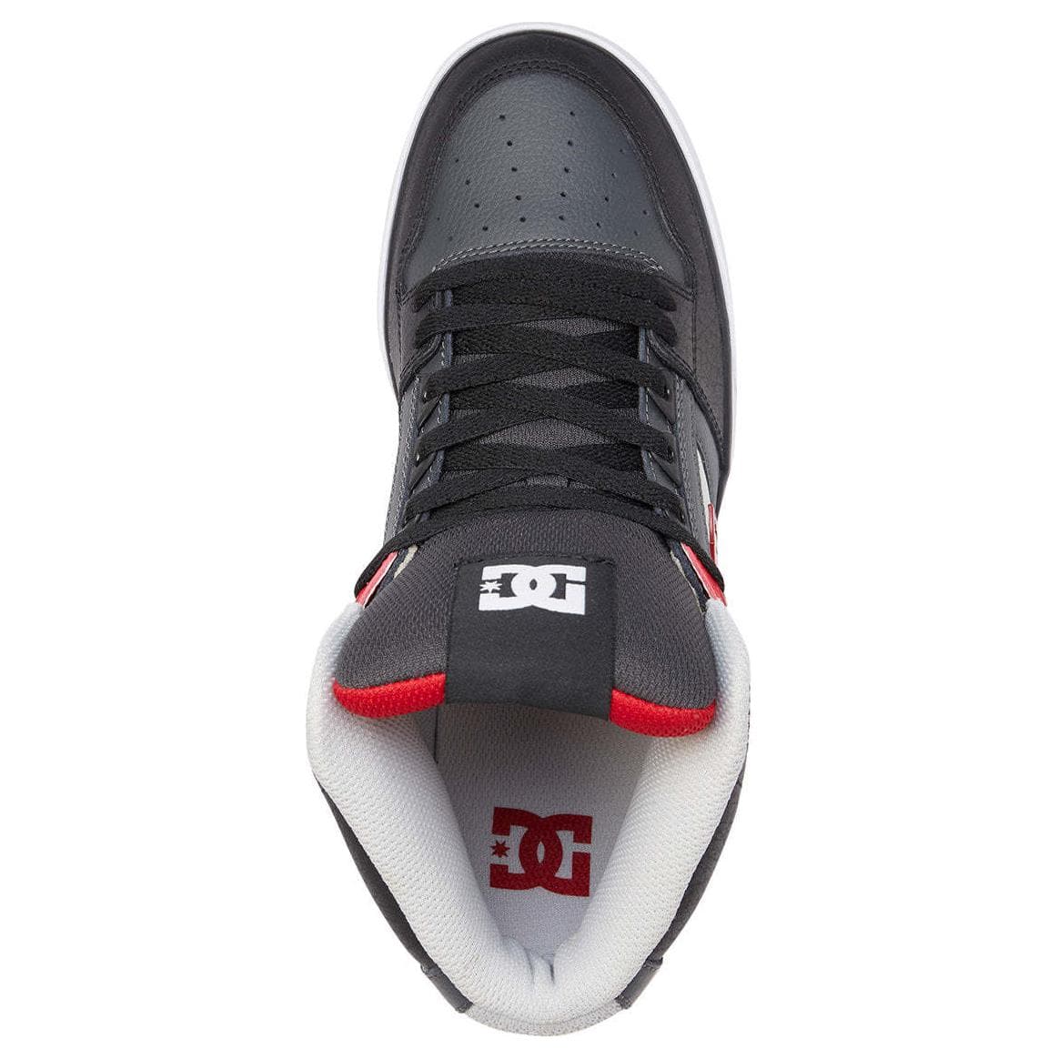 Кроссовки DCSHOES 100% кожа Стильные Скейтбординги Хай-топы Мужской Серый красный - изображение 4