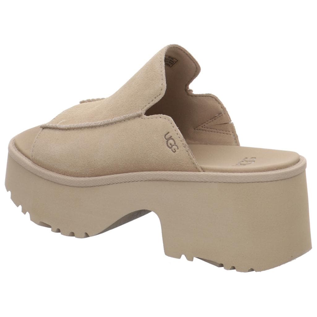 Сандалии UGG противоскользящие шлепанцы женские бежевые - изображение 6