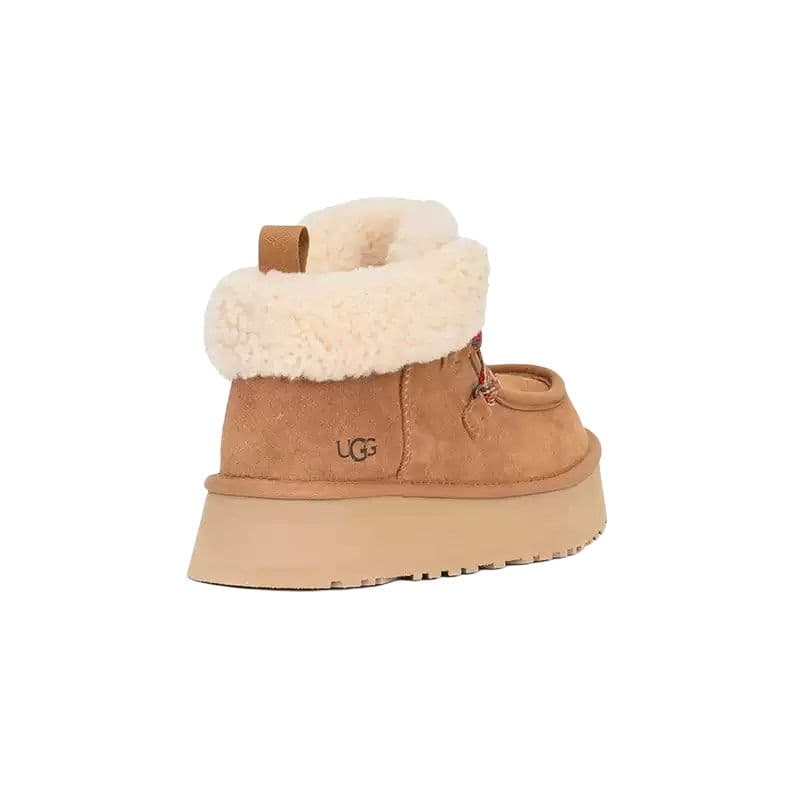Ботинки зимние UGG Термический Износостойкий С флисовой подкладкой Платформа Минималистский Повседневный Короткие Снежные Ботинки - изображение 3