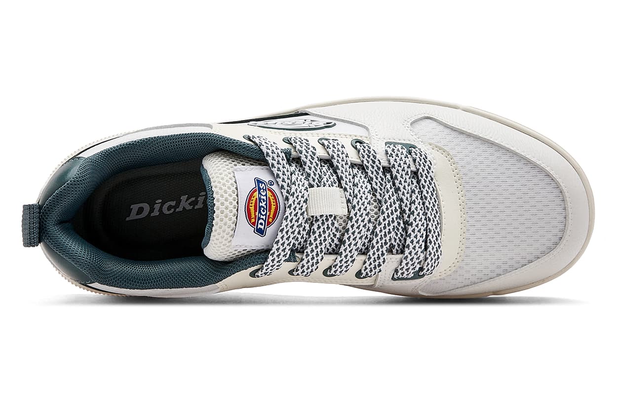 Кроссовки Dickies Низкие Кроссовки для Скейтбординга Мужские Белые Зеленые - изображение 3