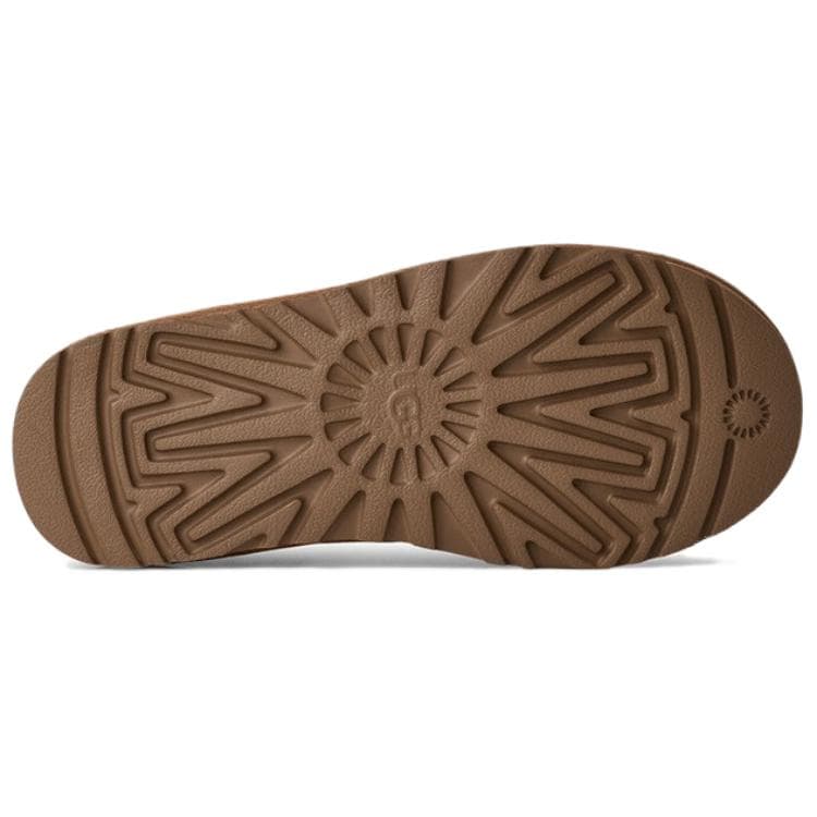 Тапочки UGG Loria Нажатие On Лаконичная мода Повседневная обувь Женская Каштановый - изображение 6