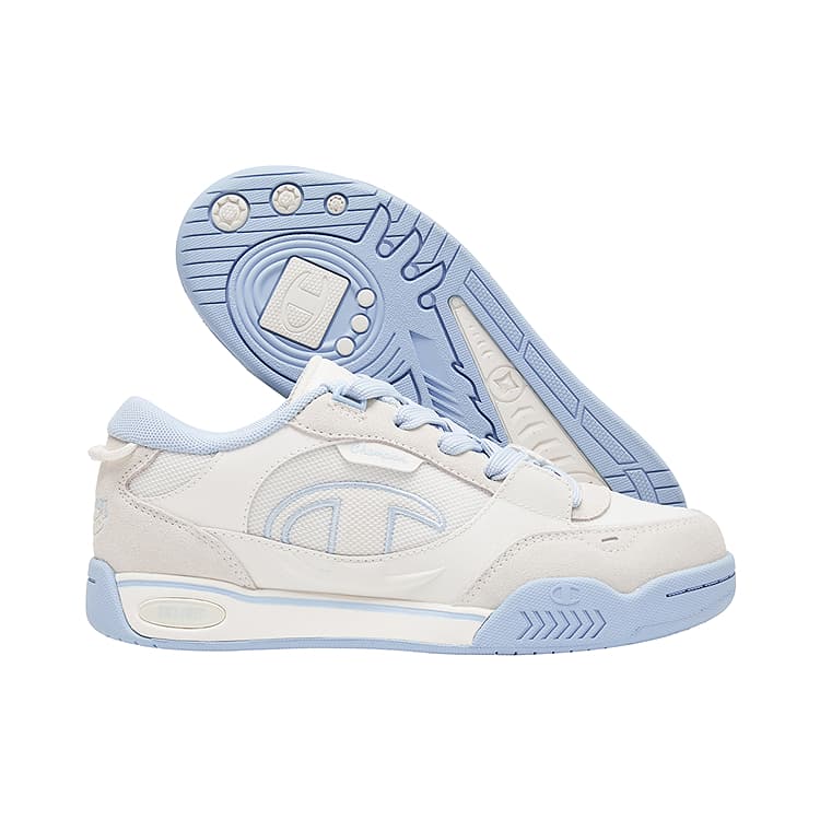 Кроссовки Champion Low Top Скейтборд Кроссовки Женские Молочно-белый PEAK Синий - изображение 2