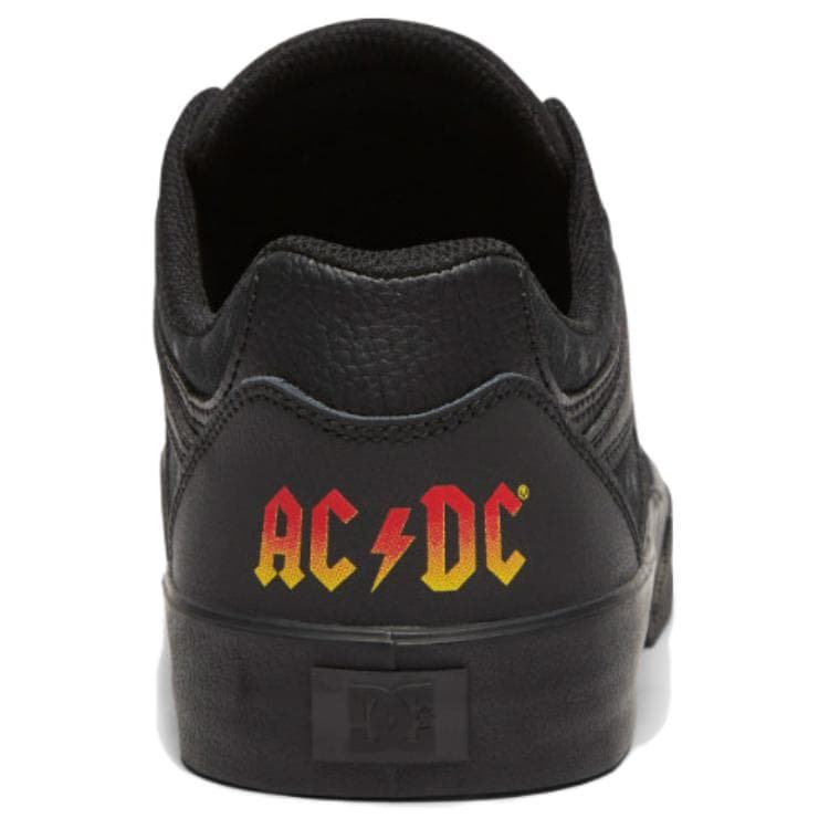 Кроссовки DCSHOES x ACDC INFINITE минималистичные стильные лоу-топы скейтбординги мужские черные - изображение 4
