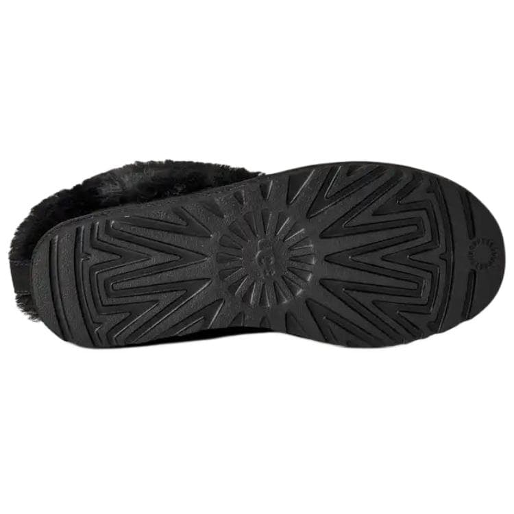 Ботинки зимние UGG CLASSIC ULTRA MINI CHALET Искусственная замша Термический Короткий Снегобут Женские Черный - изображение 6