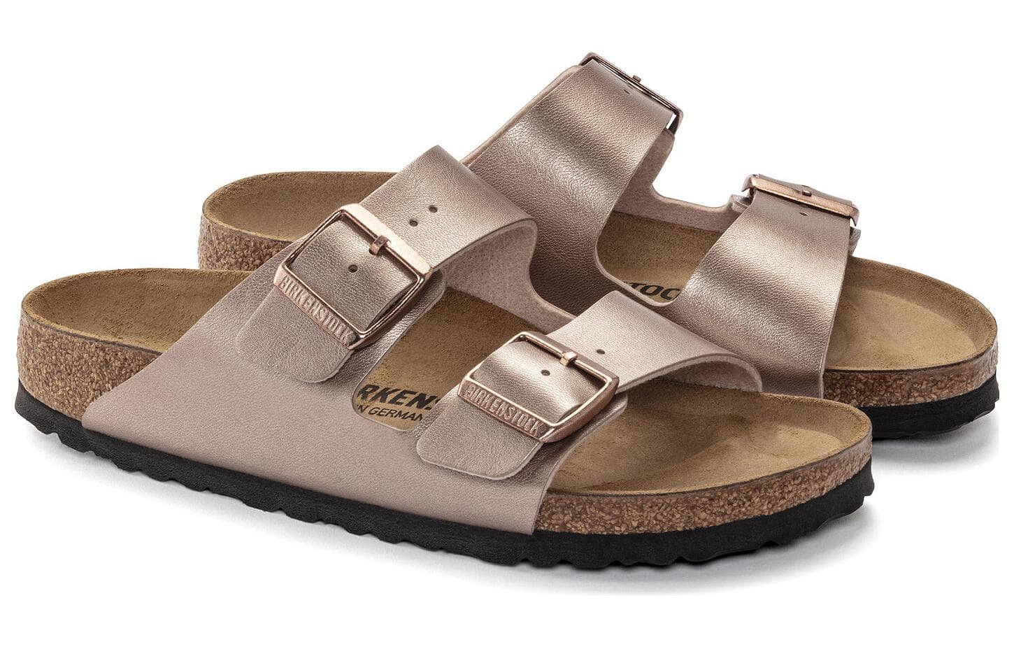 Сандалии Birkenstock Шлепанцы Женские Copper Narrow Version - изображение 4