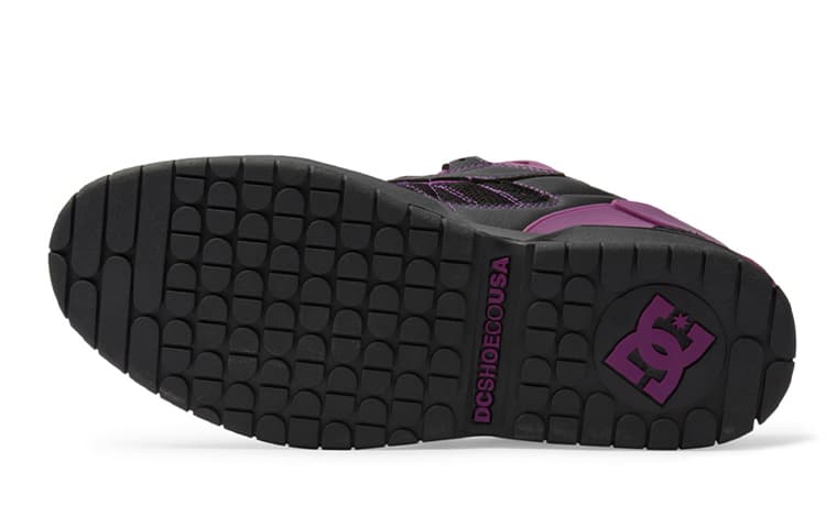 Кроссовки DCSHOES Противоскользящая износостойкая Баланс Лоу-топы Повседневная обувь для скейтборда Унисекс Черно-фиолетовый - изображение 5