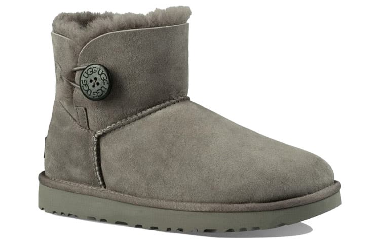 Ботинки зимние UGG Bailey Button II Boot Grey - изображение 3