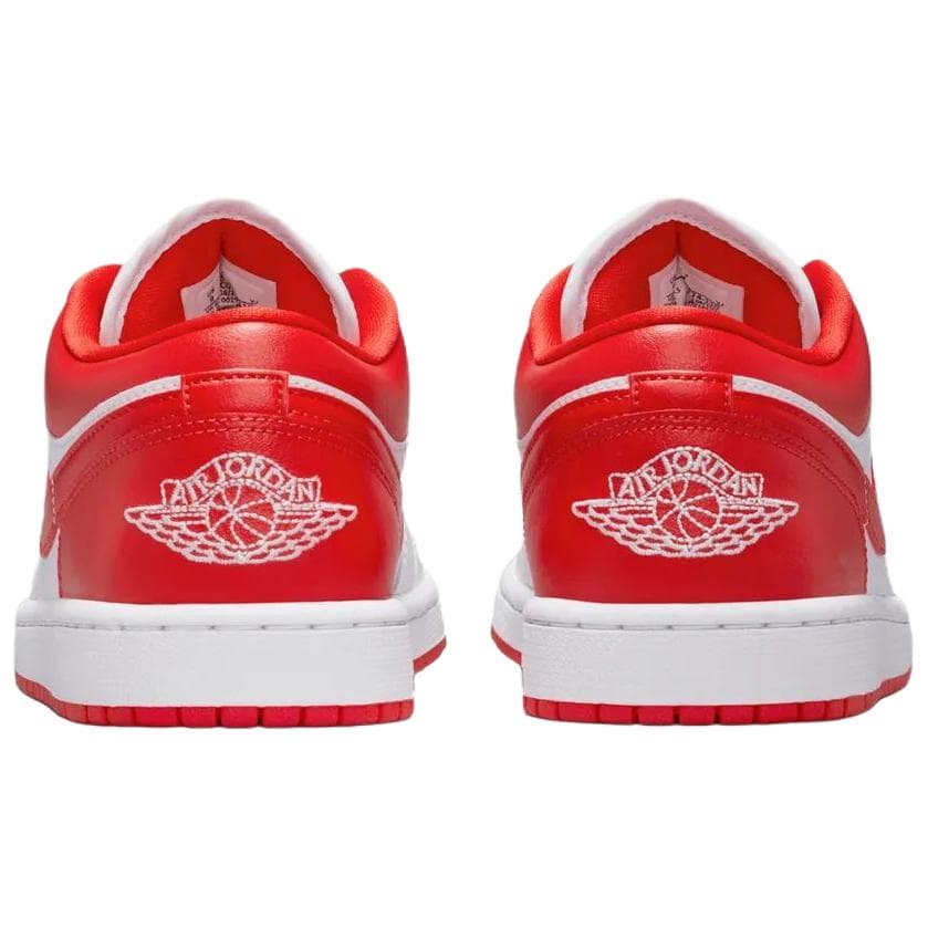 Ретро баскетбольные кроссовки Jordan Air Jordan 1 Дышащий Low Топ Ретро-баскетбольные кроссовки Женские Красно-белый - изображение 5