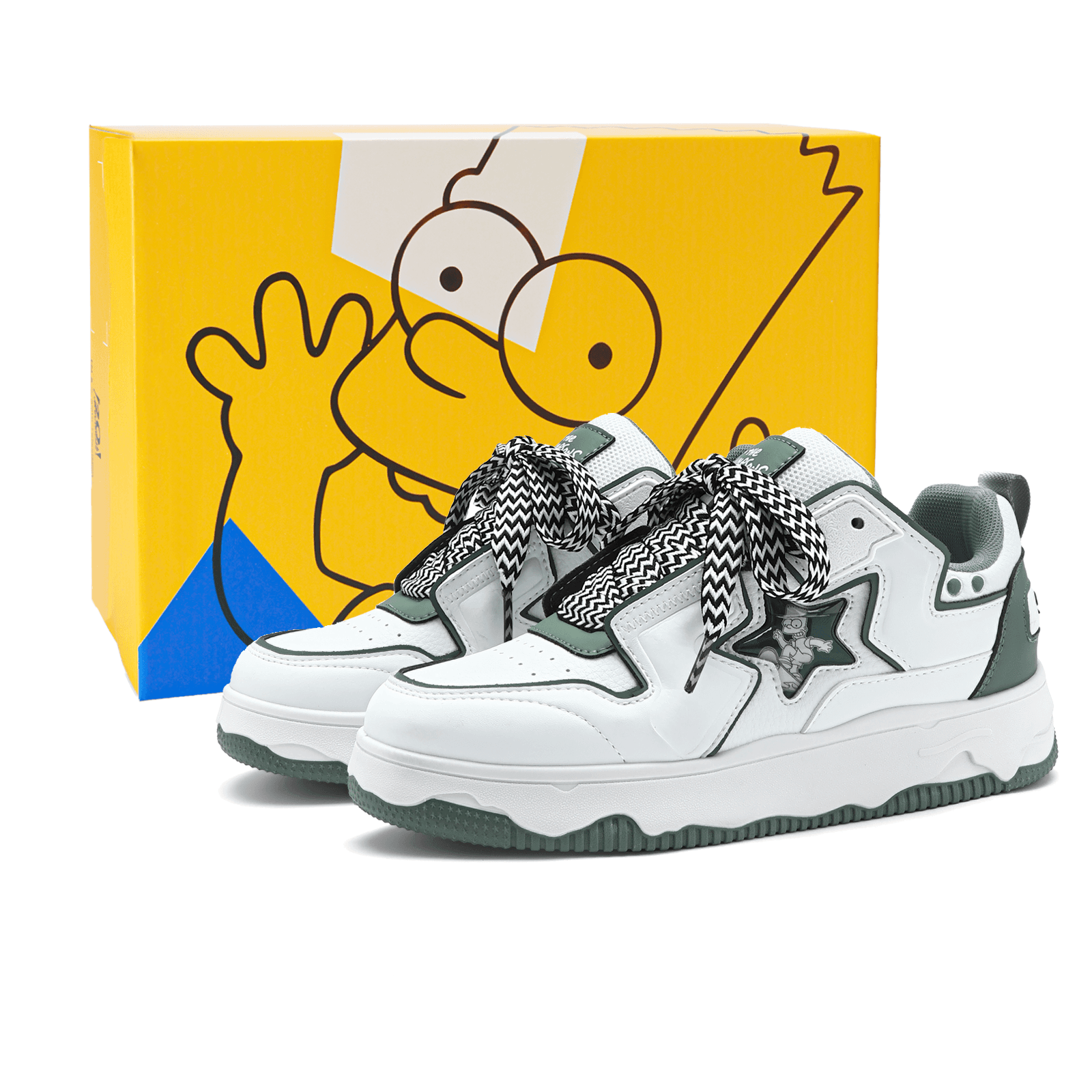 Кроссовки The Simpsons Низкие кеды для скейтбординга Унисекс - изображение 1