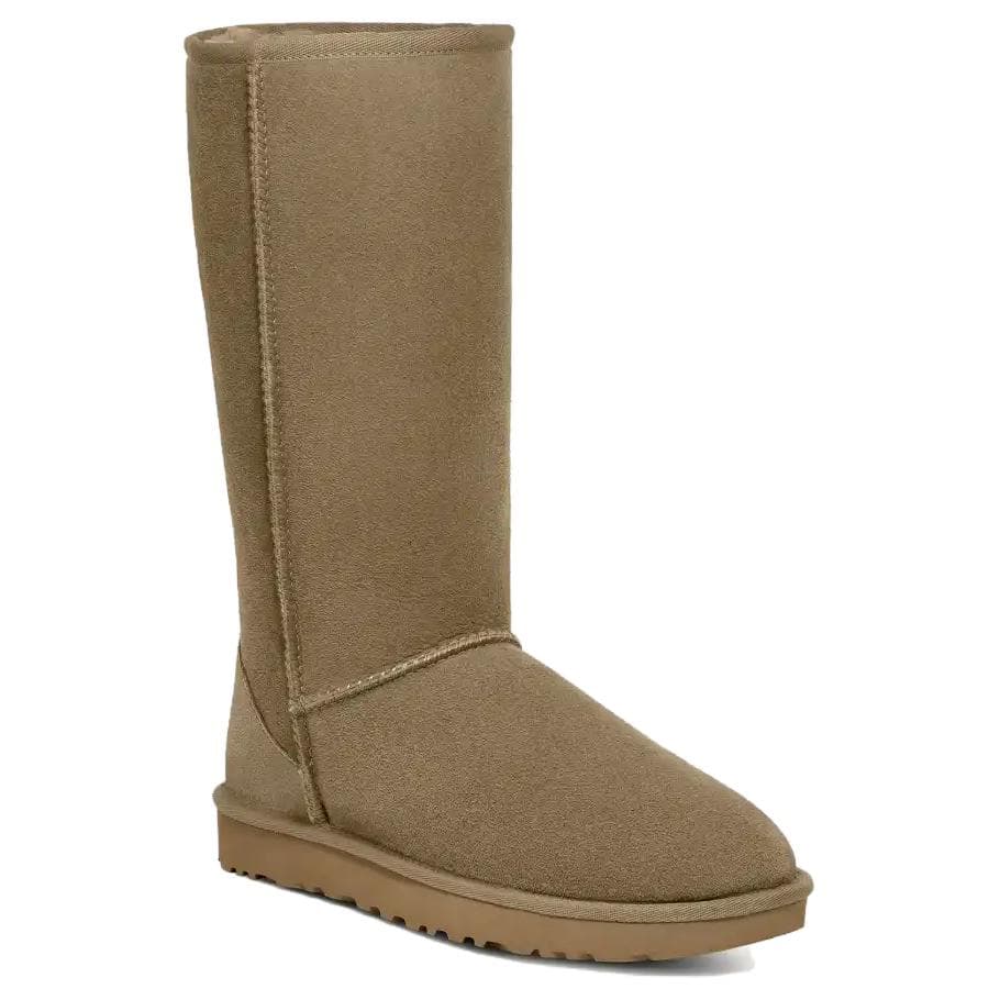 Ботинки зимние UGG CLASSIC TALL II Овчина Термический с флисовой подкладкой Круглый носок Слайд-он Высокие ботинки для снега Женские - изображение 3
