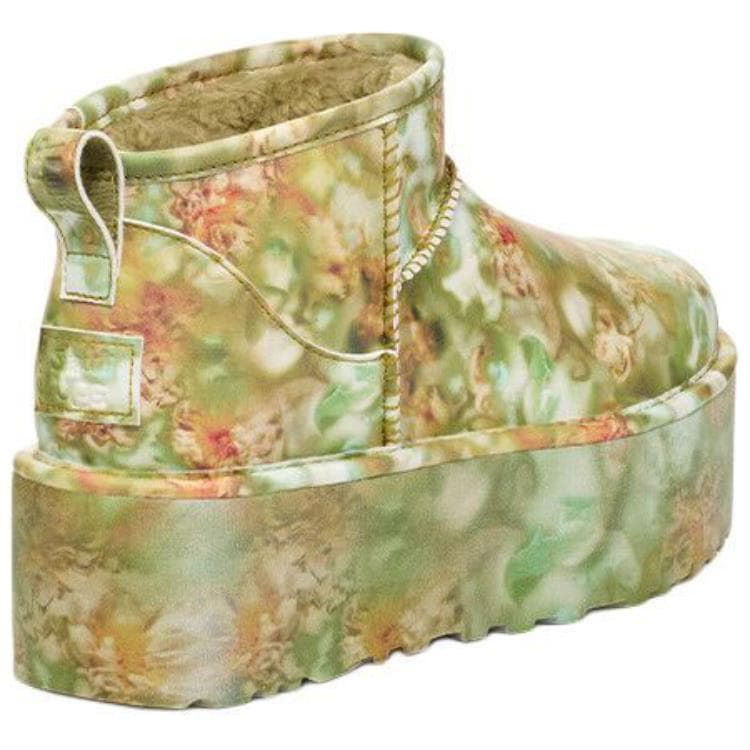 Ботинки зимние Collina Strade x UGG Короткие Снежные Ботинки Унисекс Многоцветные Зеленые - изображение 5