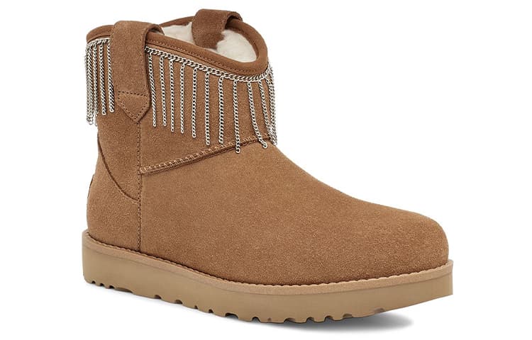 Ботинки зимние UGG CLASSIC MINI Fringe - изображение 3