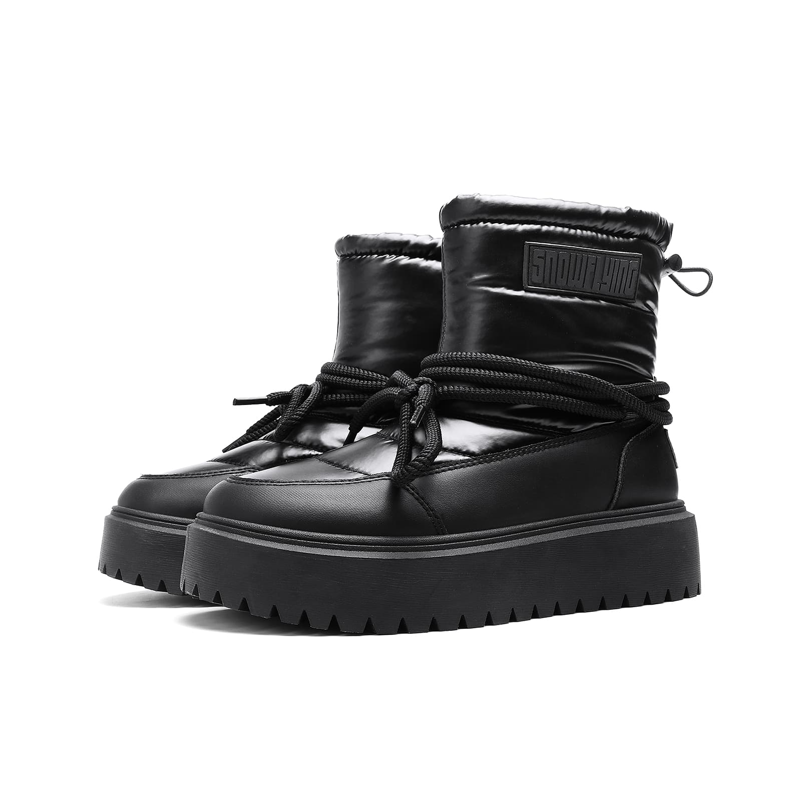 Ботинки зимние SNOW FLYING Winter Boots Black - изображение 4