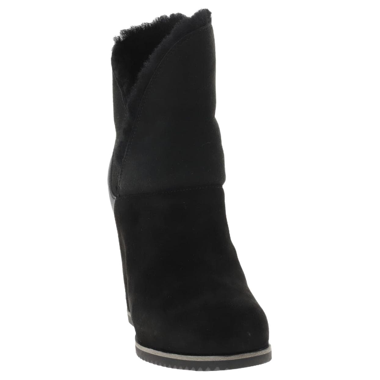 Сапоги UGG Australia Женские ботильоны из искусственной замши черные - изображение 3