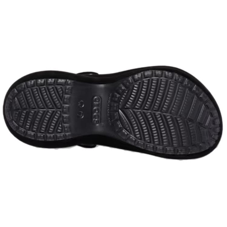 Сабо Crocs Bae Clog Вельветовые Сабо Резиновые Женские Черные - изображение 5