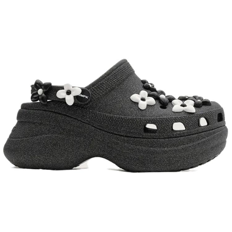 Сабо Crocs x SMFK Bae Clog Кит Сабо Резиновые Женские Черные - изображение 2