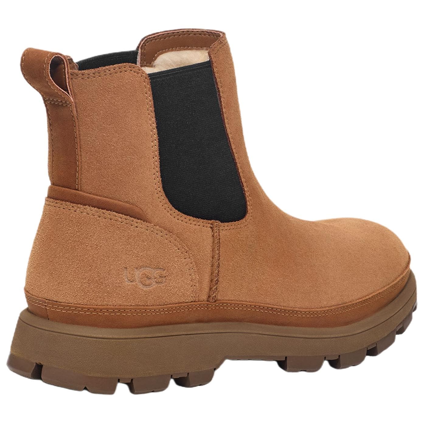 Ботинки челси UGG Коровья кожа Короткий Челси Мужской Коричневый - изображение 4