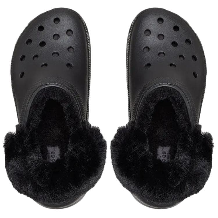 Сабо Crocs Classic Platform Lined Clog Sabo Черный Женские - изображение 5