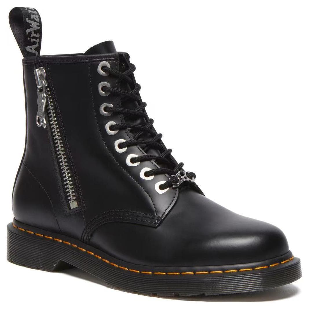 Ботинки Dr.Martens 1460 Zip Black Polished Smooth - изображение 3