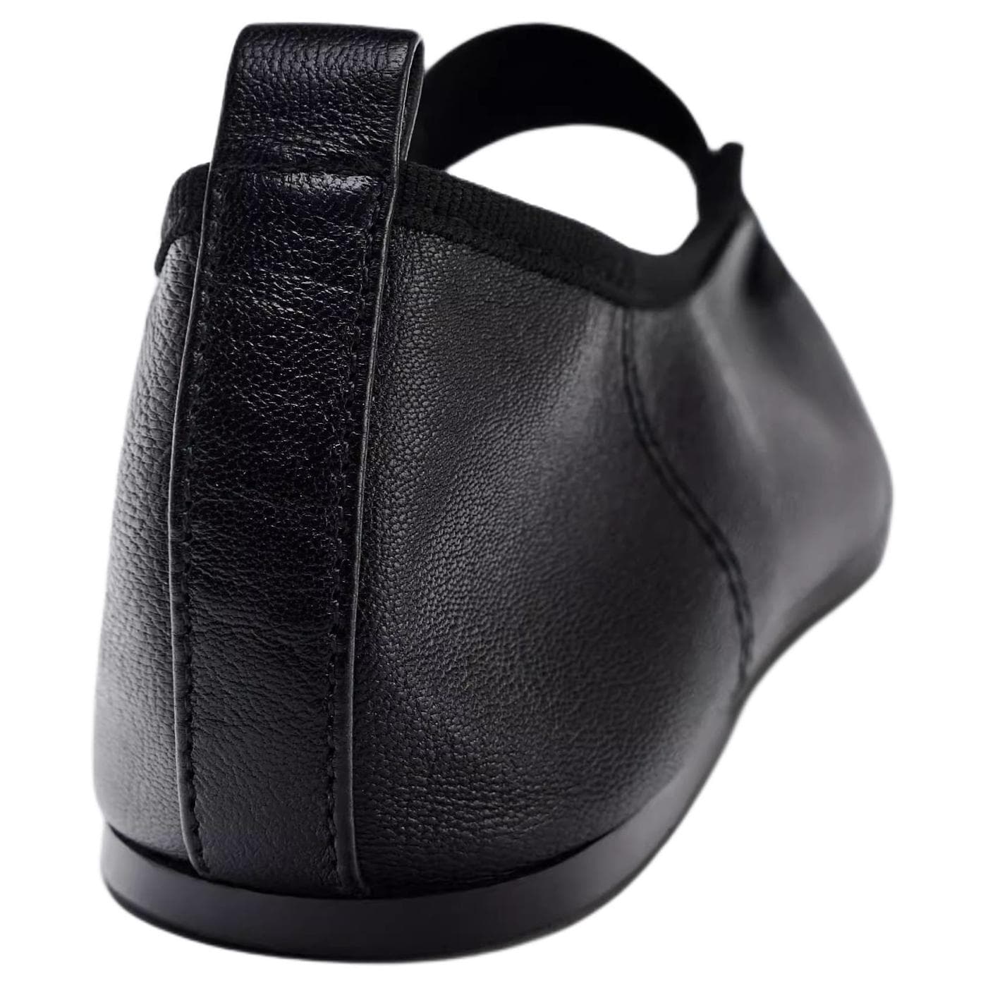 ZARA Туфли Mary Jane с планшетом 0 5 см женские черные - изображение 5