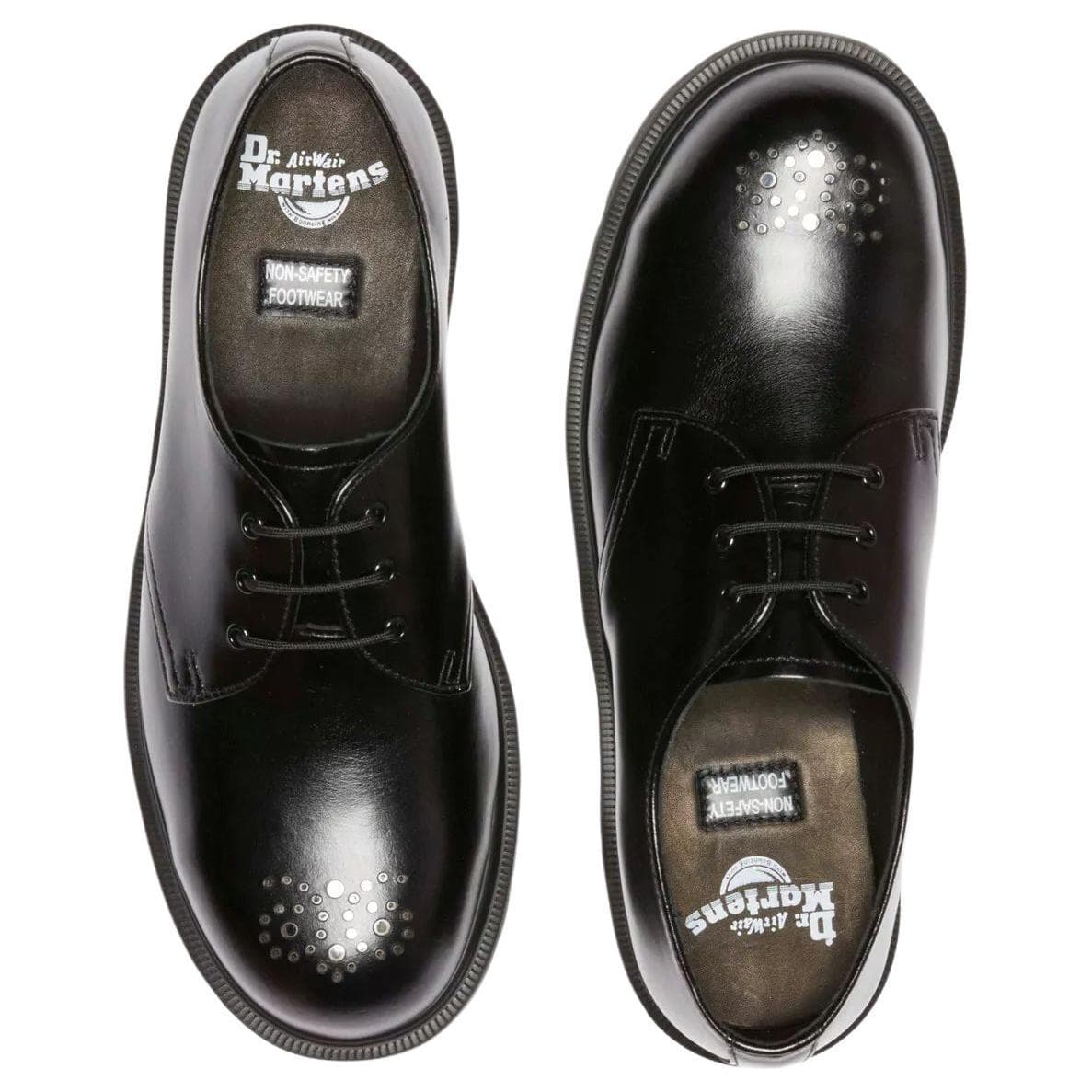 Dr.Martens 1461 ANALINE Кожа Обувь Унисекс Черная - изображение 6