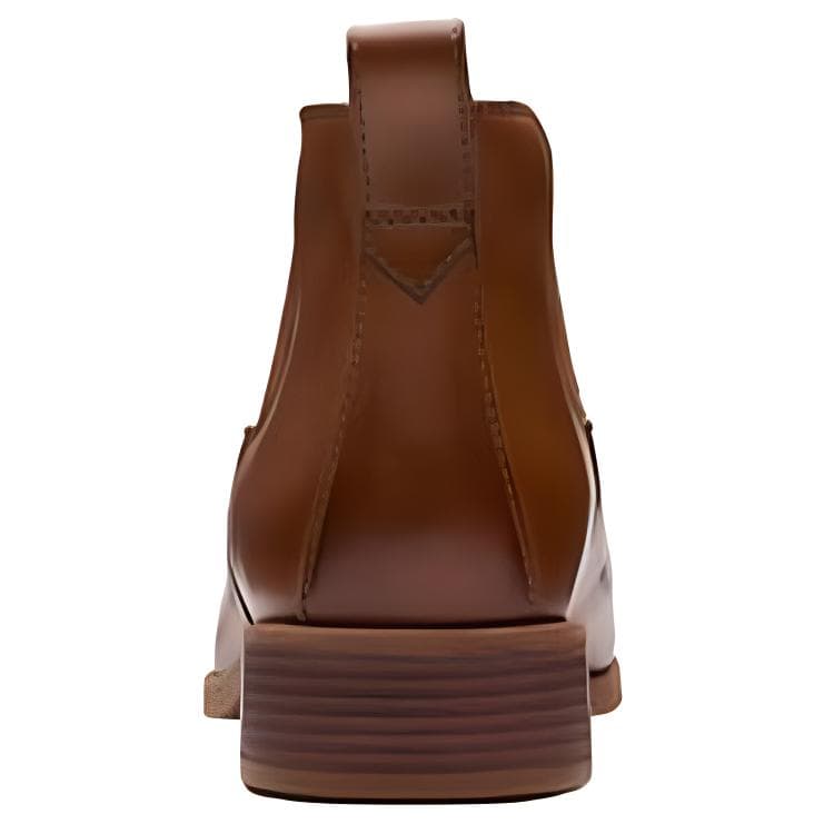 Ботинки челси Clarks Коровья кожа Короткий Челси Женские Коричневый - изображение 4