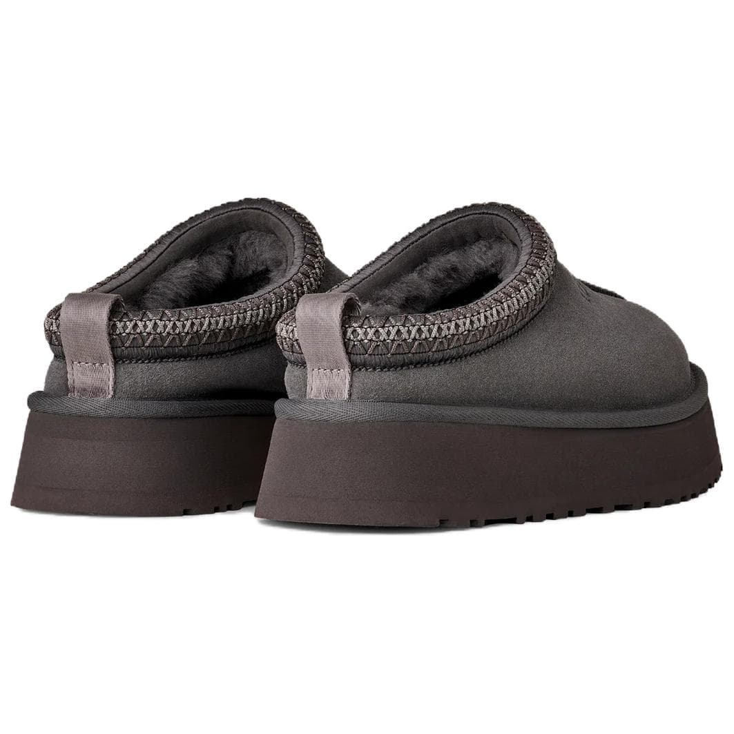 Сандалии UGG Tazz II Модные Универсальные Флисовые Мюли Без особых функций Домашние тапочки Женские Темно-серый - изображение 2