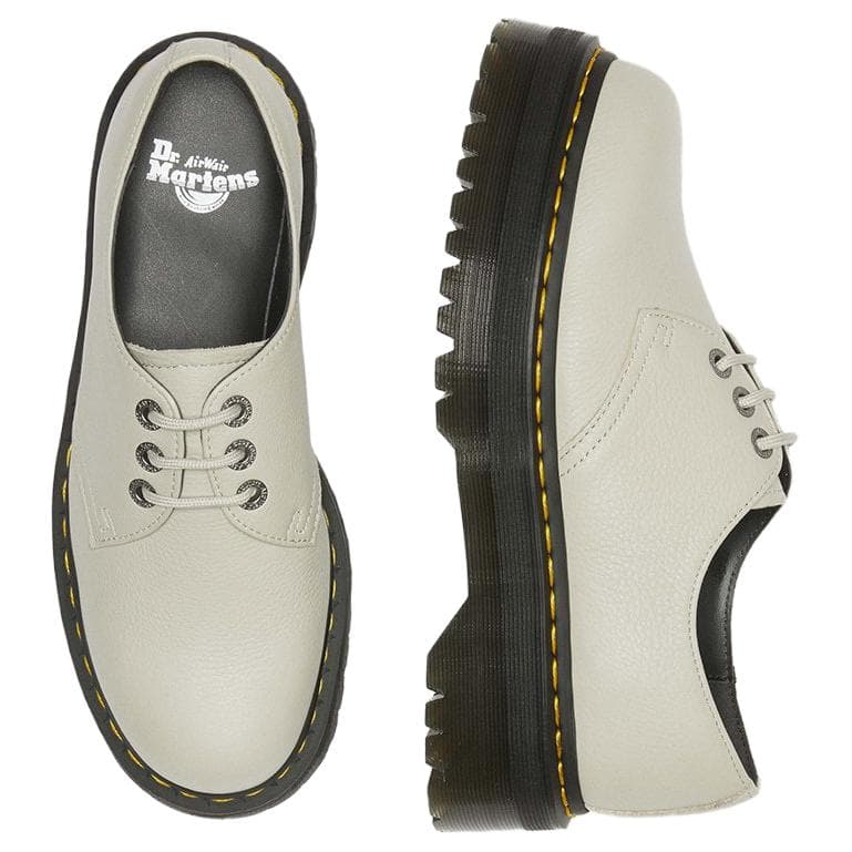 Тапочки Dr.Martens Кожа Повседневная Обувь Женская Экрю - изображение 5