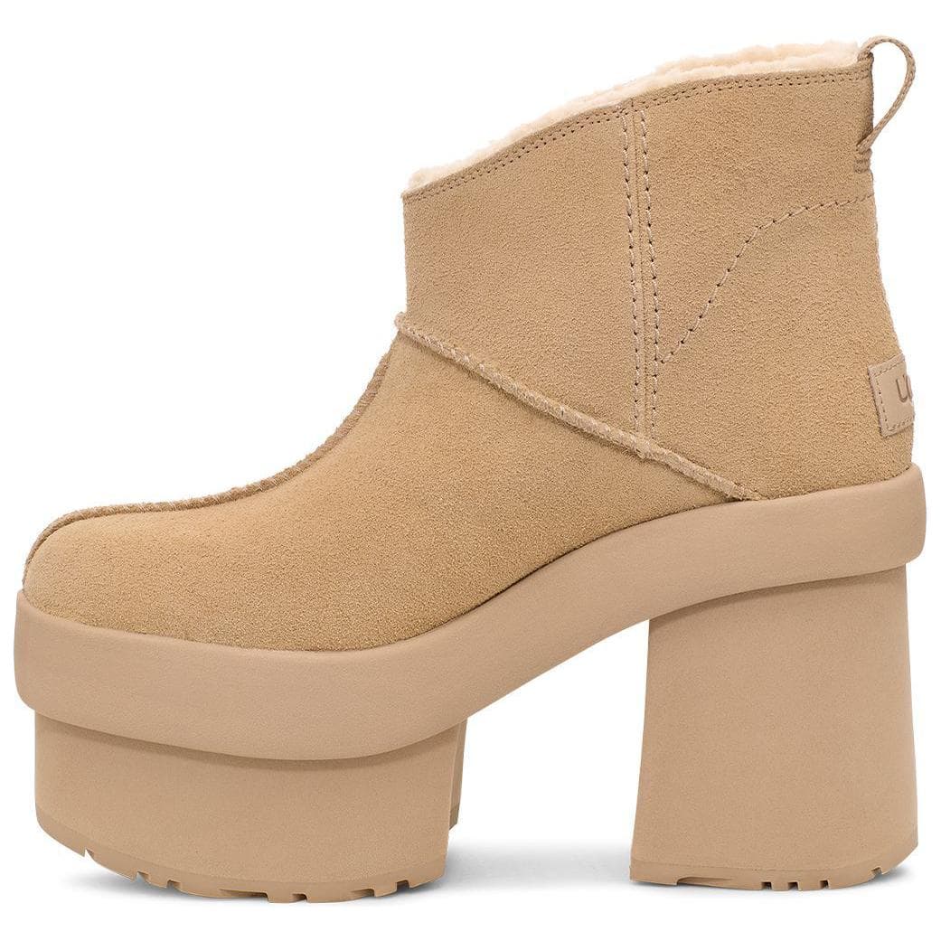 Сапоги UGG Корова Спилок Удобные Ботильоны Женские Горчичный - изображение 1