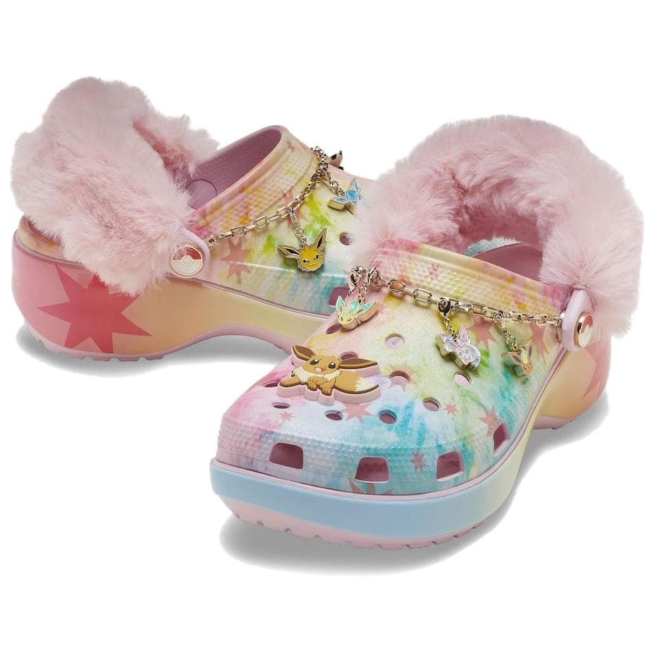 Сабо Crocs x Pokémon Eevee Sabo Резина Женские Многоцветные - изображение 4