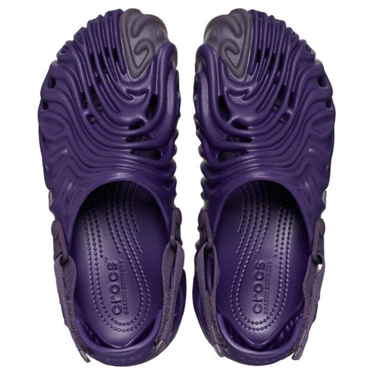 Сабо Crocs x Salehe Bembury Pollex Сабо из резины Унисекс Черная смородина Фиолетовый - изображение 3