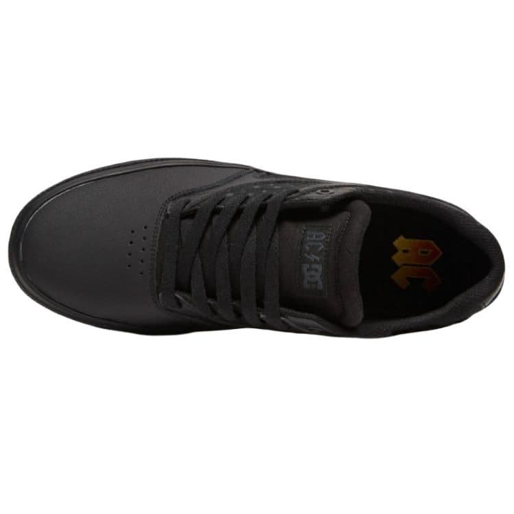 Кроссовки DCSHOES x ACDC INFINITE минималистичные стильные лоу-топы скейтбординги мужские черные - изображение 3