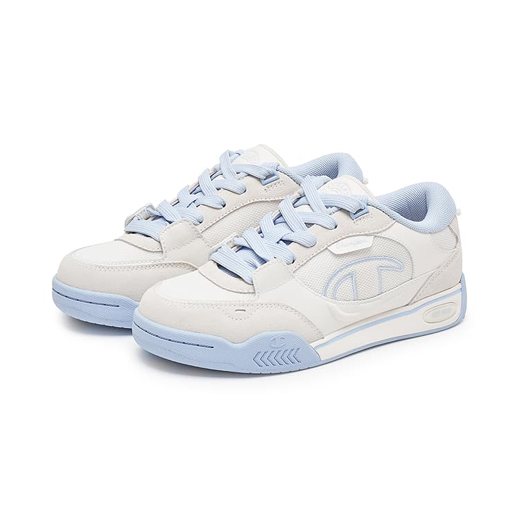 Кроссовки Champion Low Top Скейтборд Кроссовки Женские Молочно-белый PEAK Синий - изображение 3