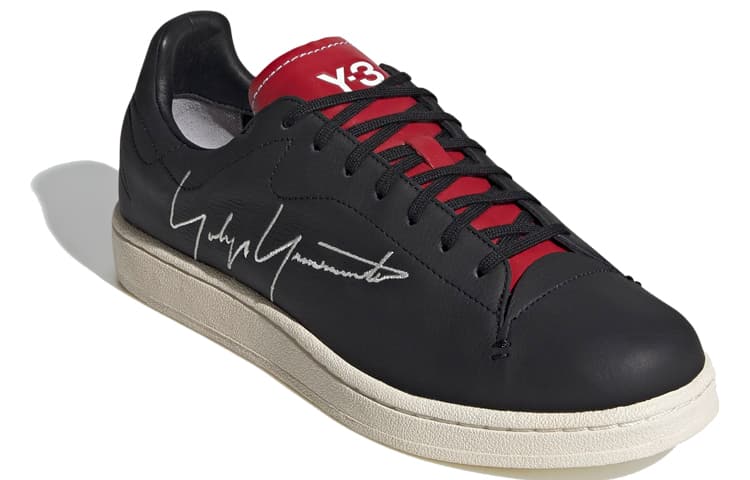 Кроссовки Y-3 Yohji Court Black Red - изображение 3