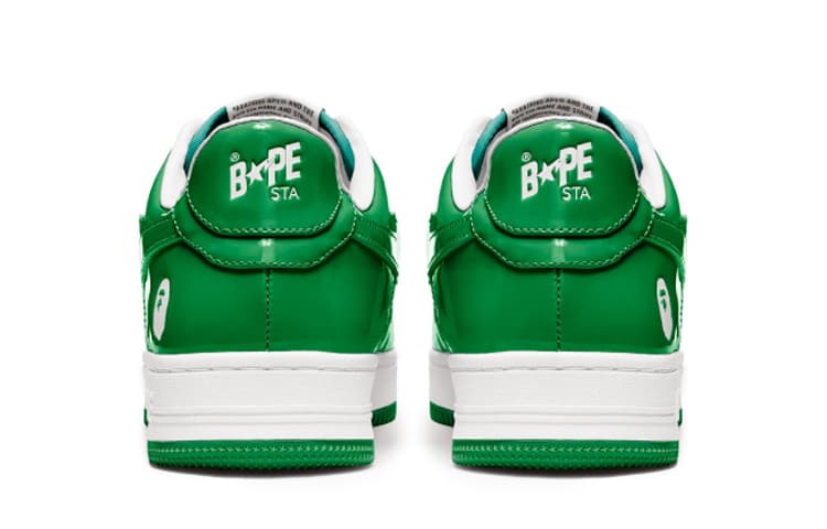 Кроссовки A BATHING APE STA Low White Green - изображение 4