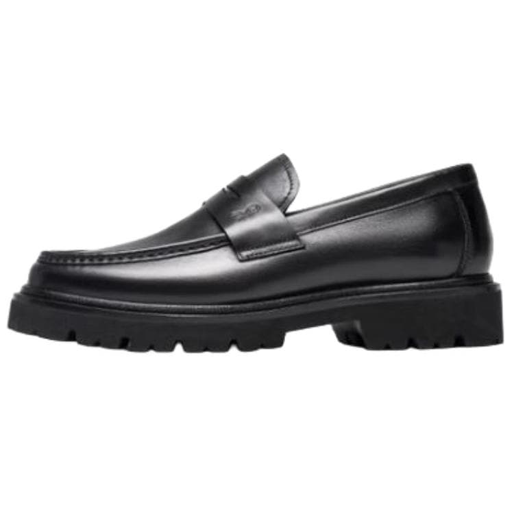 Лоферы Roberta Di Camerino Лоферы из коровьей кожи 4CM Мужские Черные - изображение 1