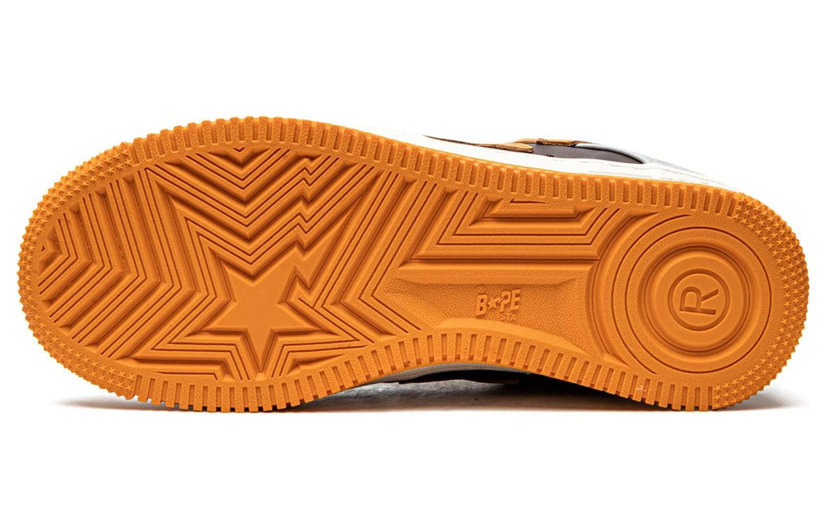 Кроссовки A BATHING APE STA Low Orange Black - изображение 5
