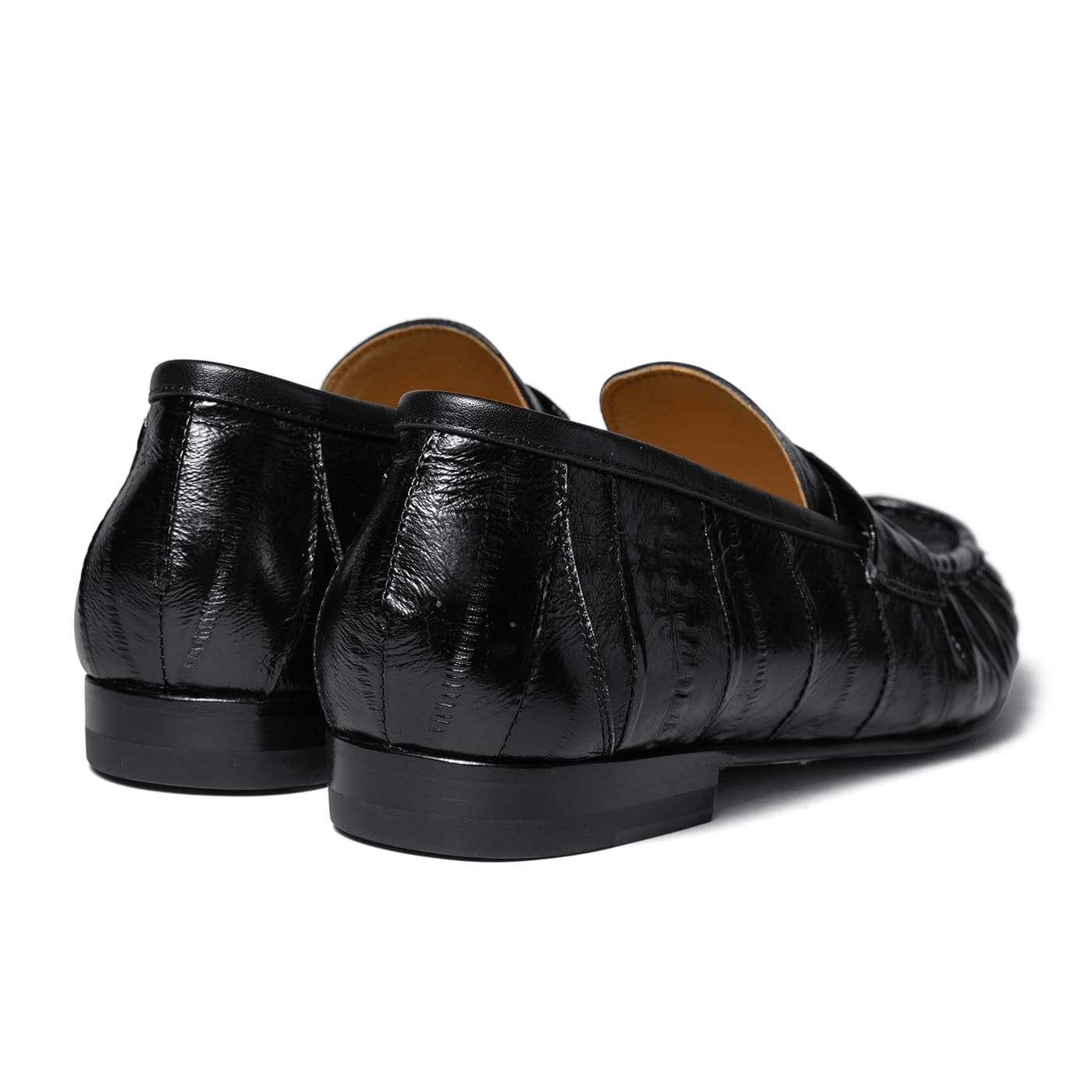 Лоферы THOM WILLS Британский Универсальный Slip On Slip On Стиль "Старые деньги" Кожа Лоферы Женские Черный - изображение 3