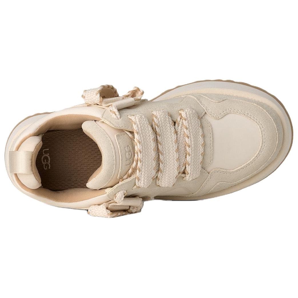 Кроссовки UGG Astromel Merlin Спилок Коровья Кожа Низкий Верх Повседневная Обувь Женская Белая - изображение 5