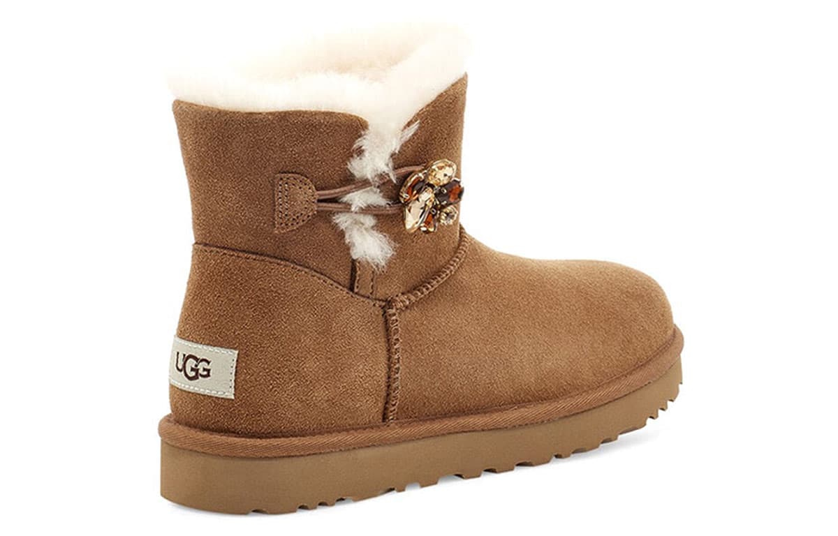 Ботинки зимние UGG Mini Bailey Button Gem Classic Boot - изображение 4